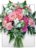 Dolce - Pink Roses and Carnations Bouquet